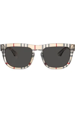 Burberry Vintage check-pattern square-frame sunglasses