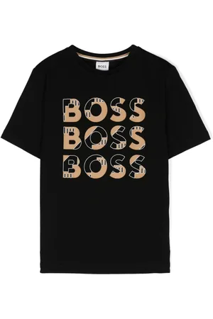 HUGO BOSS Logo-print cotton T-shirt