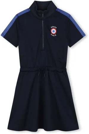 Kenzo Logo-print drawstring dress