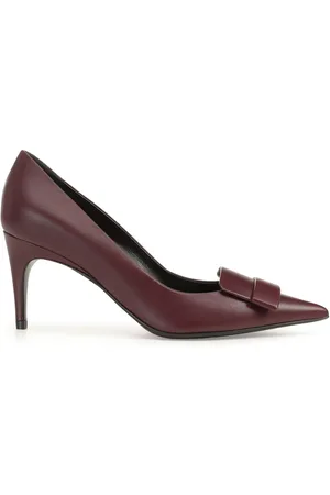 Sergio Rossi Laminated 45mm leather shoes