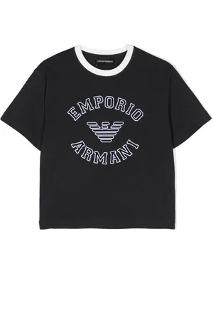 Emporio Armani Logo-appliqué cotton T-shirt