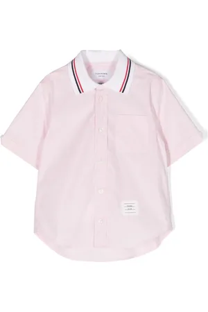 Thom Browne Polo-collar cotton shirt