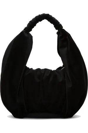 J.W.Anderson Ruffle Shopper velvet shoulder bag