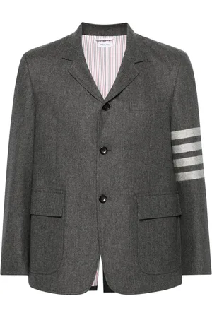 Thom Browne 4-Bar stripe single-breasted blazer