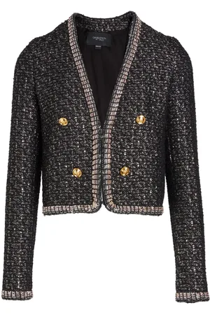 Giambattista Valli Sequin-embellished tweed jacket