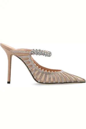 Jimmy Choo 100mm Bing crystal-embellished mules