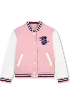 Sonia Rykiel Enfant Logo-embroidered bomber jacket