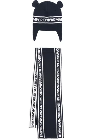 Emporio Armani Logo-jacquard knitwear (set of two)