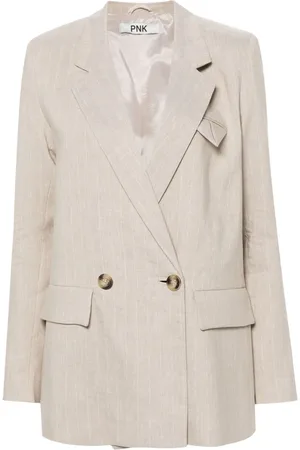 PNK Pinstripe double-breasted blazer