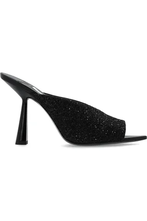 Jimmy Choo 100mm Maryanne sculpted-heel mules