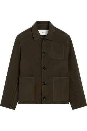 Ami Boxy wool-cashmere blend jacket