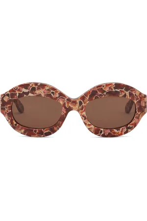 Marni Lava Ik Kil Cenote oval-frame sunglasses