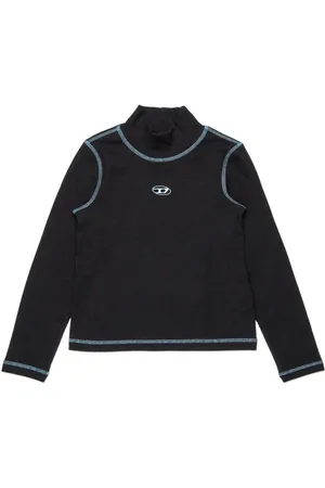 Diesel Contrast-stitching long-sleeve top