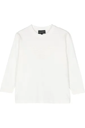 Emporio Armani Logo-embroidered cotton T-shirt