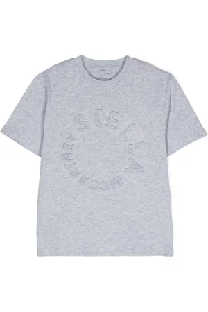 Stella McCartney Logo-embossed jersey T-shirt