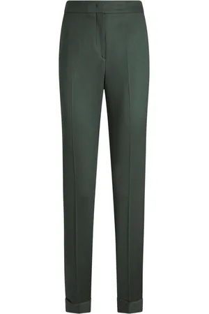 Etro Cropped wool trousers