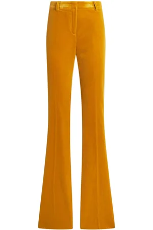 Etro Velvet flared trousers