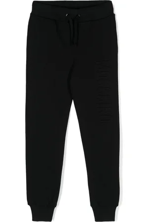 Moschino Logo-embossed jersey track pants