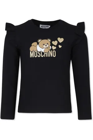 Moschino Logo-print frill-shoulder sweatshirt