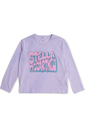 Stella McCartney Graphic-print long-sleeve cotton T-shirt