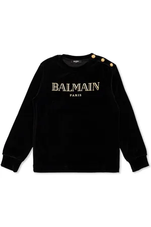 Balmain Logo-print cotton sweatshirt