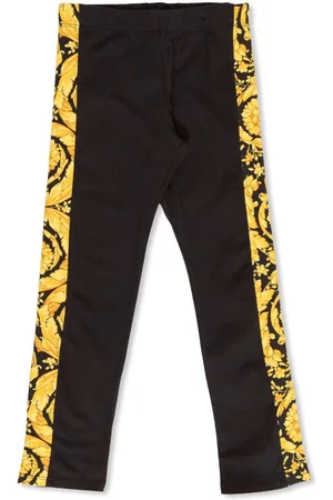 VERSACE Barocco-print cotton leggings