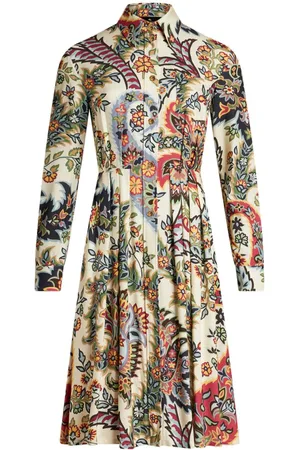 Etro Paisley print shirt dress