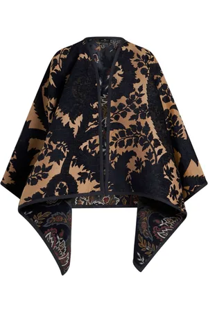 Etro Paisley-print reversible cape