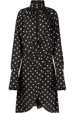 Nina Ricci Polka-dot print midi dress