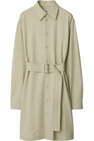 Burberry Belted cut-out shirt dress