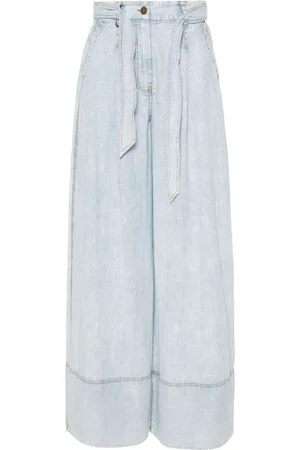 ZIMMERMANN Wide-leg cotton jeans