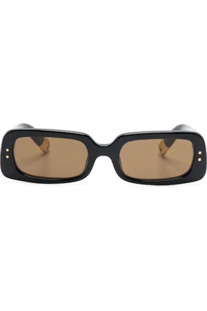 Jacquemus Azzuro rectangle-frame sunglasses