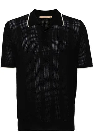 Nuur Open-knit polo shirt