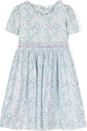 SIOLA Floral-print flared dress