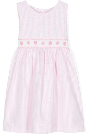 SIOLA Gingham-check seersucker dress