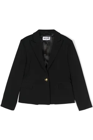 Moschino Heart-button single-breasted blazer
