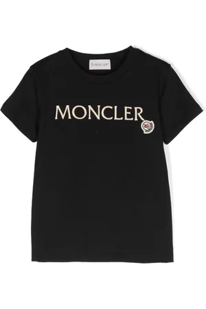 Moncler Logo-embroidered cotton t-shirt