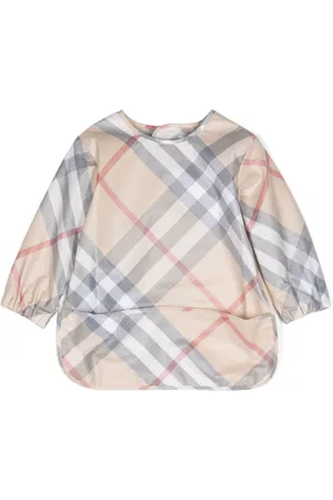 Burberry Long-sleeves checked bib