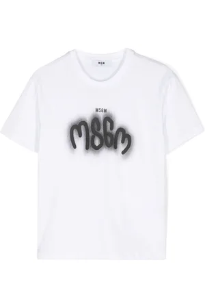 Msgm Logo-print cotton T-shirt