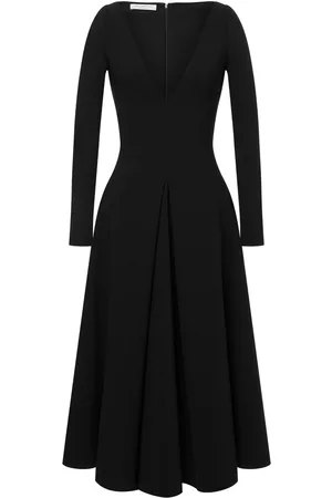 Serafini V-neck A-line dress