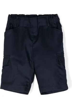 SIOLA Straight-leg twill shorts