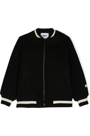 Msgm Logo-print bomber jacket