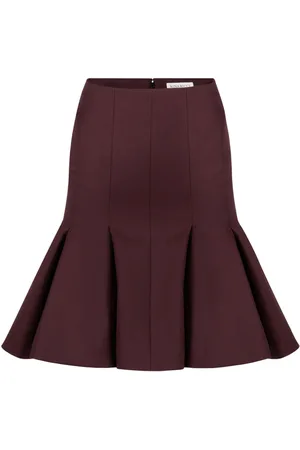 Nina Ricci Peplum Wool Skirt
