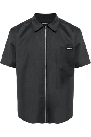 Nahmias Zip-fastening wool shirt