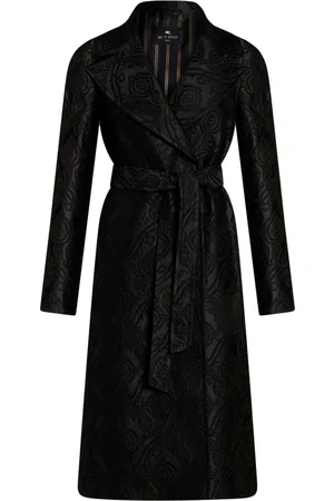 Etro Jacquard belted coat