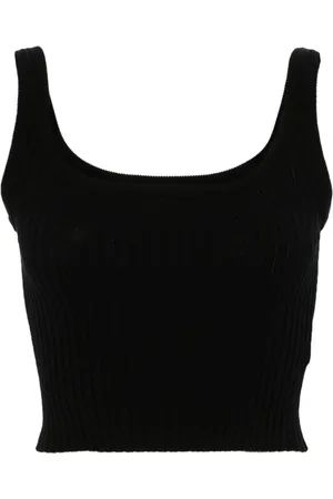 Sportmax Scoop-neck crop top