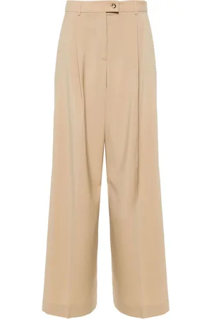 Sportmax Mid-rise palazzo trousers
