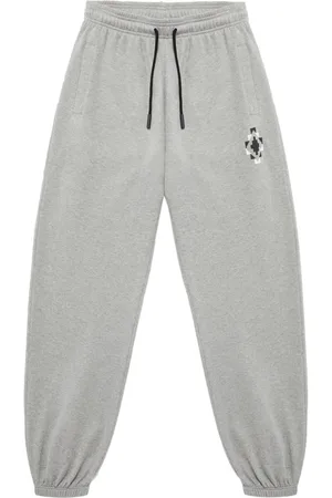 MARCELO BURLON Bandana Cross cotton track pants