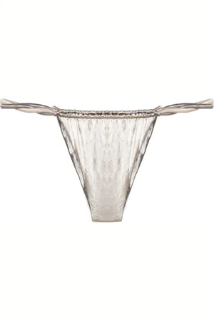 Isa Boulder Rope-detail reversible bikini bottoms