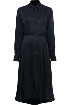 Proenza Schouler Crease-effect long-sleeve shirt dress